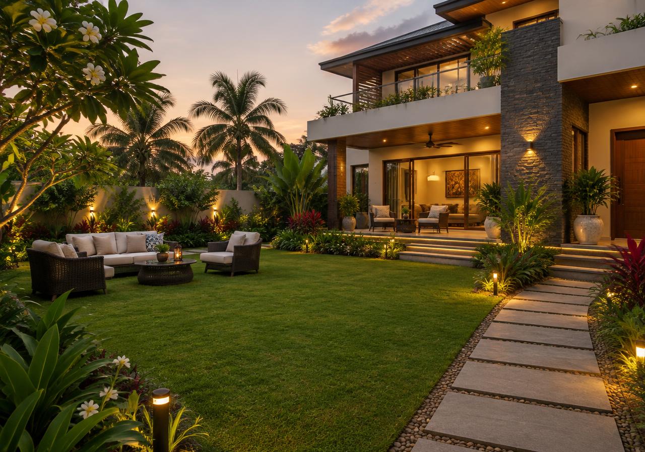 Evening Garden Concept